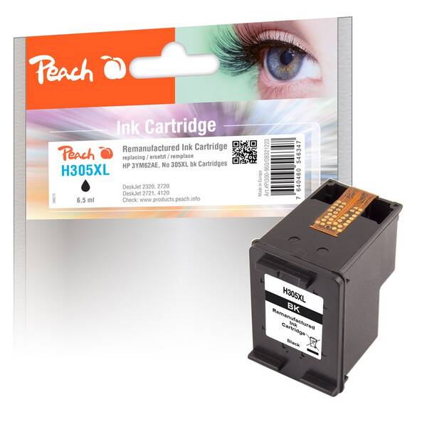Cartridge Peach HP 305XL, 240 strán čierna


