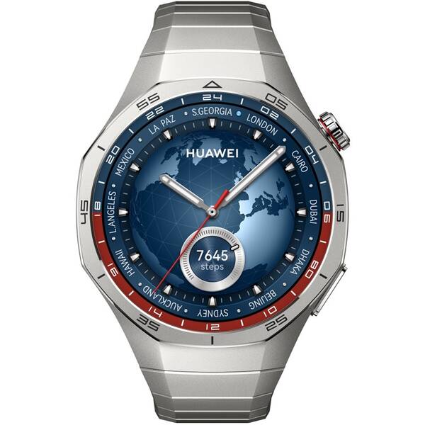 Inteligentné hodinky Huawei Watch GT 5 Pro 46 mm NFC - Titanium + Titanium Strap 


