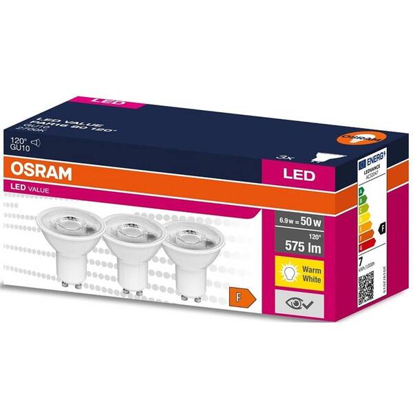 LED žiarovka Osram P16120 6,9W 27GU10 


