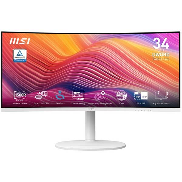 Monitor MSI Modern MD342CQPW biely

