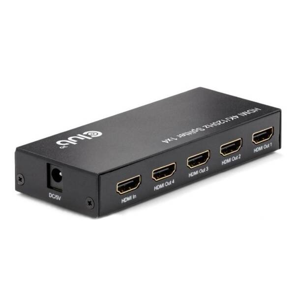 HDMI rozbočovač Club3D 4 porty HDMI, 4K120Hz čierny

