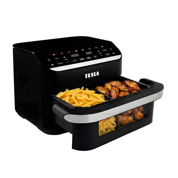Fritéza teplovzdušná Tesla DualHeat QD575 XXL čierna

