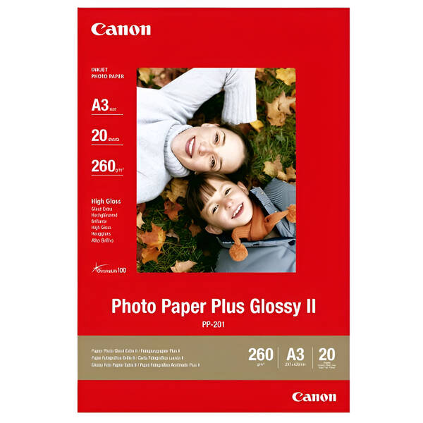 Fotopapier Canon PP201 A3, 20 listov biely

