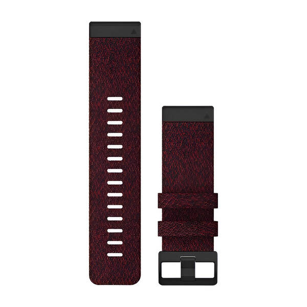 Remienok Garmin QuickFit 26mm, nylonový, červený, čierna pracka červený

