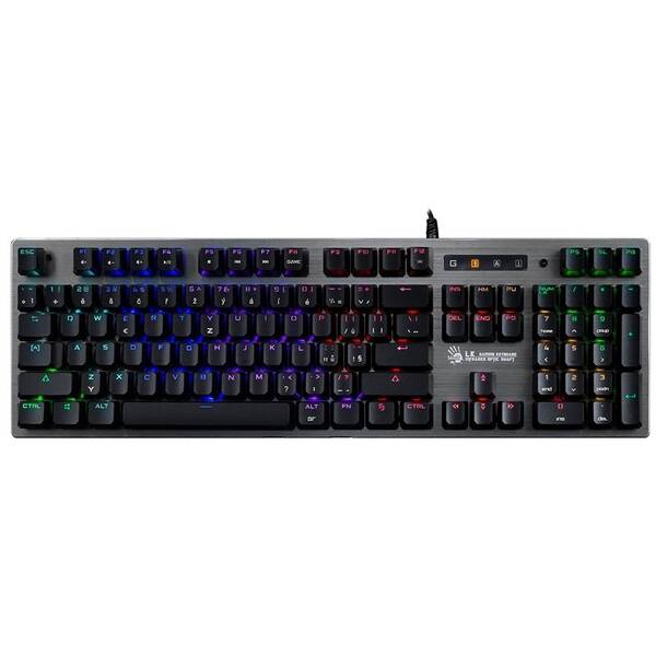 Klávesnica A4Tech Bloody B760, Green Switch, USB, CZ/SK layout čierna

