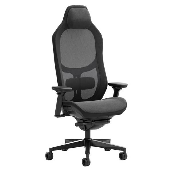 Herná stolička FRACTAL DESIGN Refine 2 Hybrid Dark čierna

