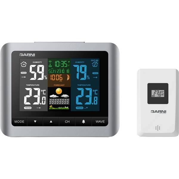 Meteorologická stanica GARNI 520 čierna/strieborná

