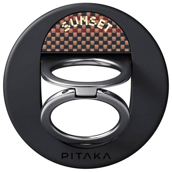 Stojanček Pitaka MagEZ Grip 3, Sunset čierny/oranžový

