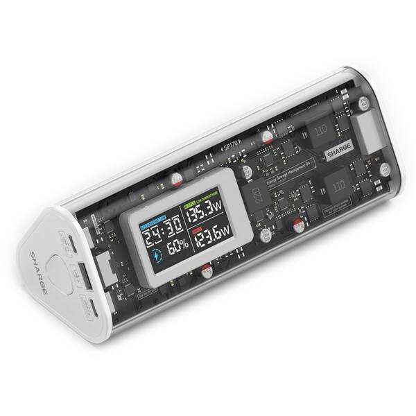 Powerbank Sharge Shargeek 170W 24000 mAh biely

