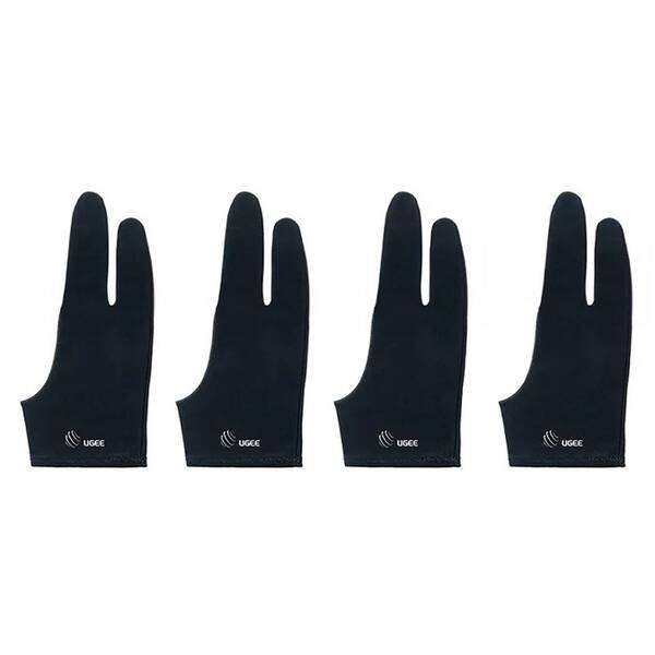 Rukavice UGEE Art Glove, 4 ks čierne

