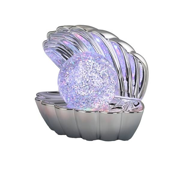 Stolná lampička Reality SHELLY Table lamp chróm

