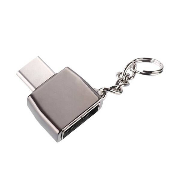 Redukcia Sturdo USB/USB-C, OTG strieborná

