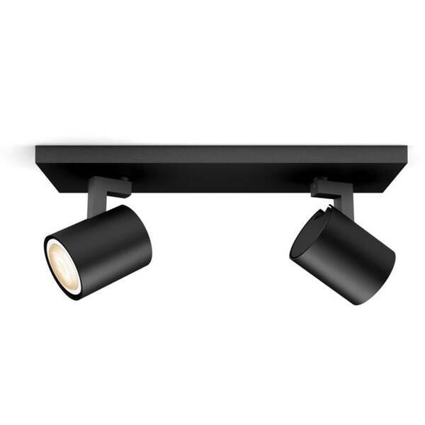Bodové svietidlo Philips Runner White Ambiance 2 Spot čierne

