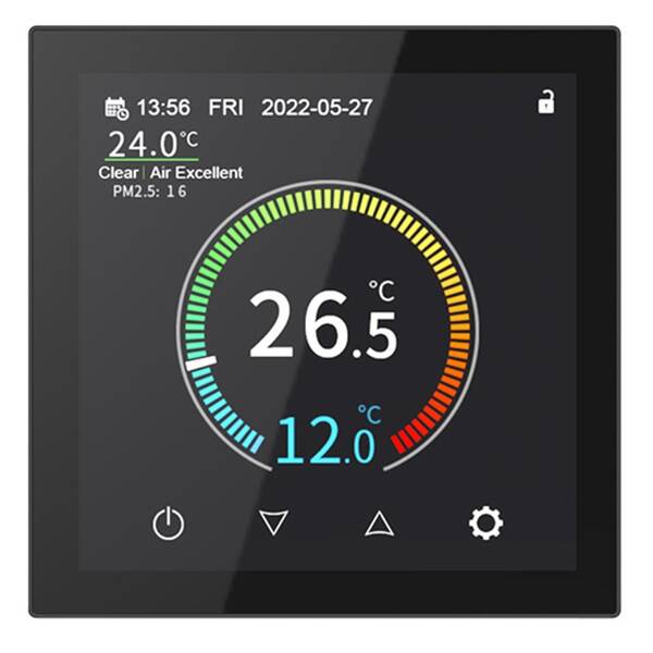 Termostat Geti GRT05B, Wi-Fi, pod omietku čierny

