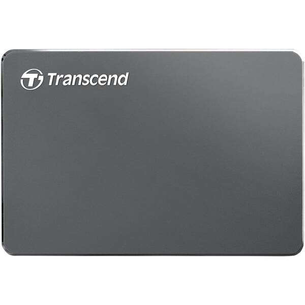 Externý pevný disk Transcend 25C3N 1TB, USB 3.0 (3.1 Gen 1) sivý

