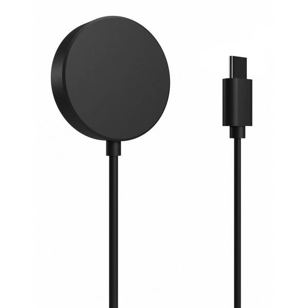 Nabíjací kábel FIXED na hodinky Samsung Galaxy Watch4, USB-C čierny


