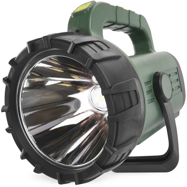 Lampáš EMOS LED nabíjací, 700 lm, 3600 mAh čierna/zelená

