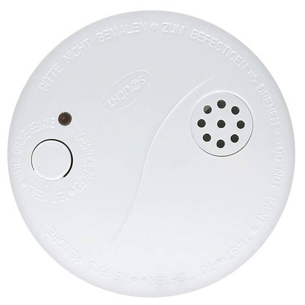Detektor dymu Solight + alarm, 85dB, 9V batéria biely


