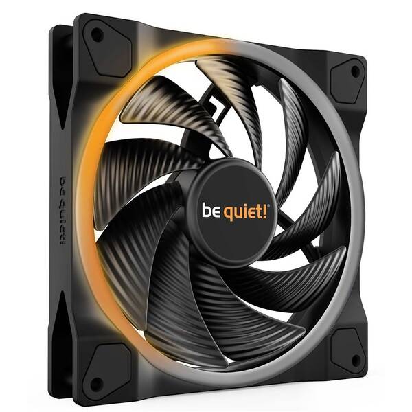 Ventilátor be quiet! Light Wings PWM high-speed 140mm čierny

