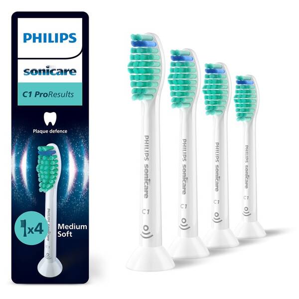 Náhradné hlavice Philips HX6014/87 (4 ks) biela

