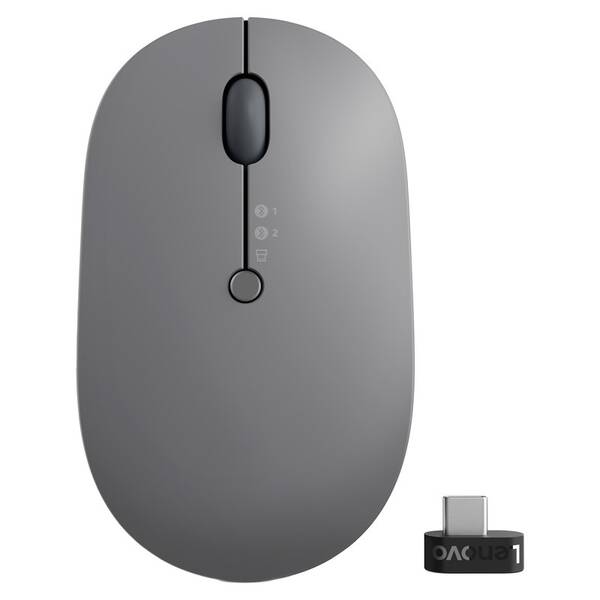 Myš Lenovo Go Wireless Multi-Device sivá

