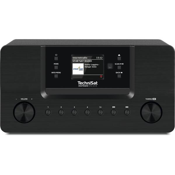 Internetový rádioprijímač s DAB+ Technisat DIGITRADIO 570 CD IR čierny

