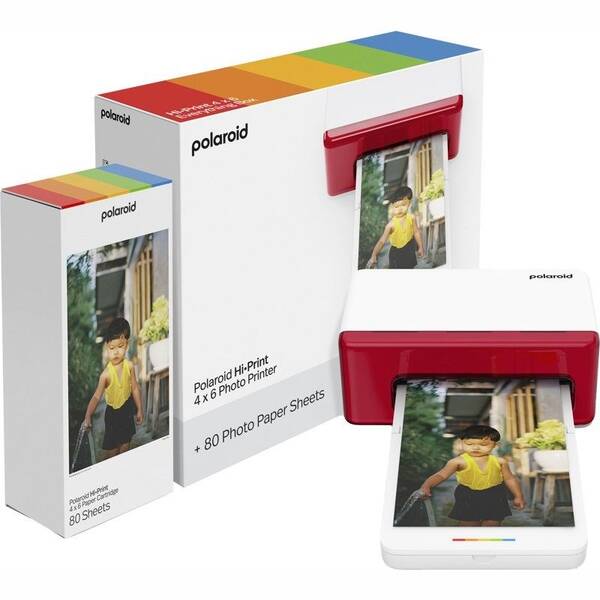 Fototlačiareň Polaroid Hi-Print 10×15 cm E-box biela

