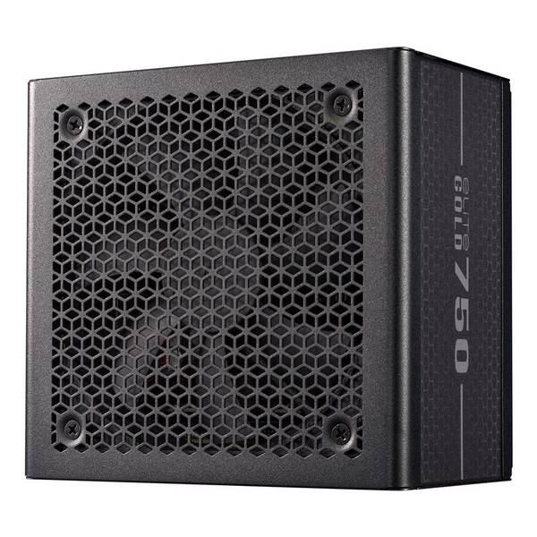 Zdroj Cooler Master Elite Gold 750W FM, 80 Plus Gold, ATX 3.1 čierny

