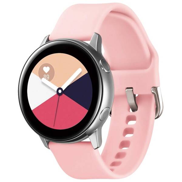 Remienok Celly univerzální silikonový na Smart Watch 22 mm ružový

