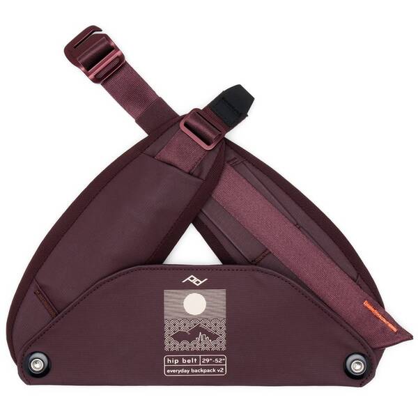 Bedrový pás Peak Design Everyday Hip Belt (v2) (29-52) vínový

