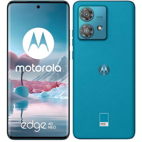 Mobilný telefón Motorola Edge 40 Neo 12 GB / 256 GB - Caneel Bay (Vegan Leather) 

