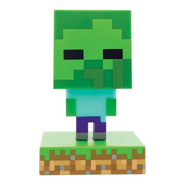 Dekoratívne LED Paladone Icon Light Minecraft - Zombie zelené

