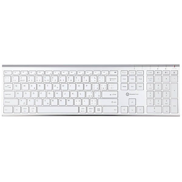 Klávesnica Powerton UltraSlim, CZ/SK strieborná


