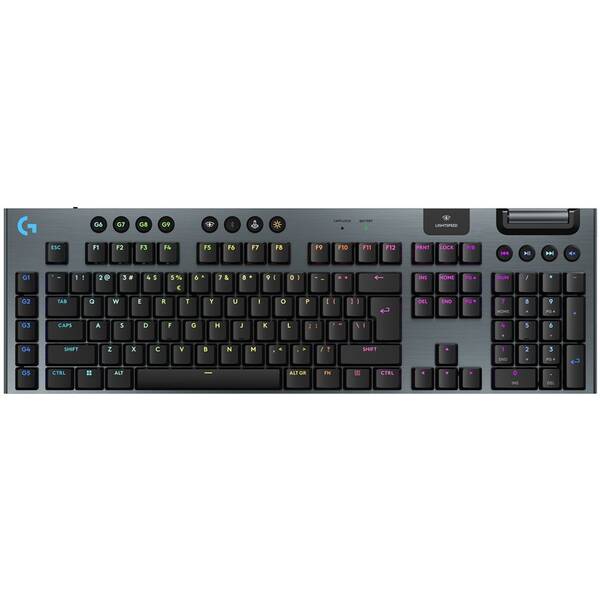 Klávesnica Logitech G915 X Lightspeed Wireless, US layout čierna

