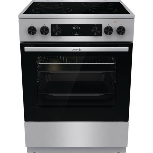 Sklokeramický sporák Gorenje GECS6C70XC nerez

