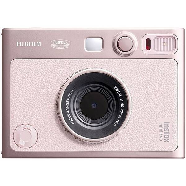Instantný fotoaparát Fujifilm Instax mini EVO ružový

