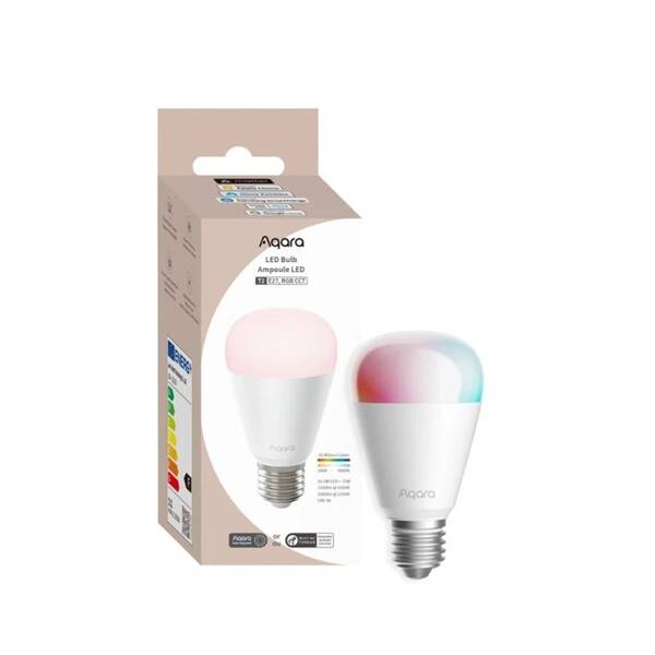 LED žiarovka Aqara Bulb T2 LB-L02D, E27, RGB, CCT biela

