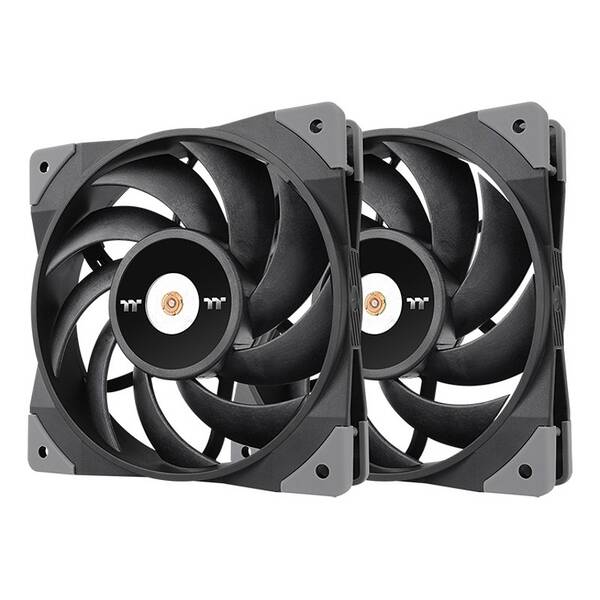 Ventilátor Thermaltake Toughfan 12, 2 ks čierny

