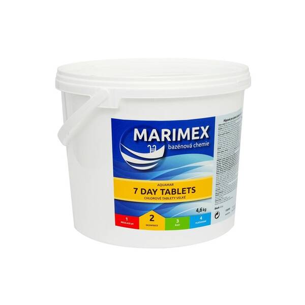 Bazénová chémia Marimex 7D Tabs_7 Denní tablety 4,6 kg 

