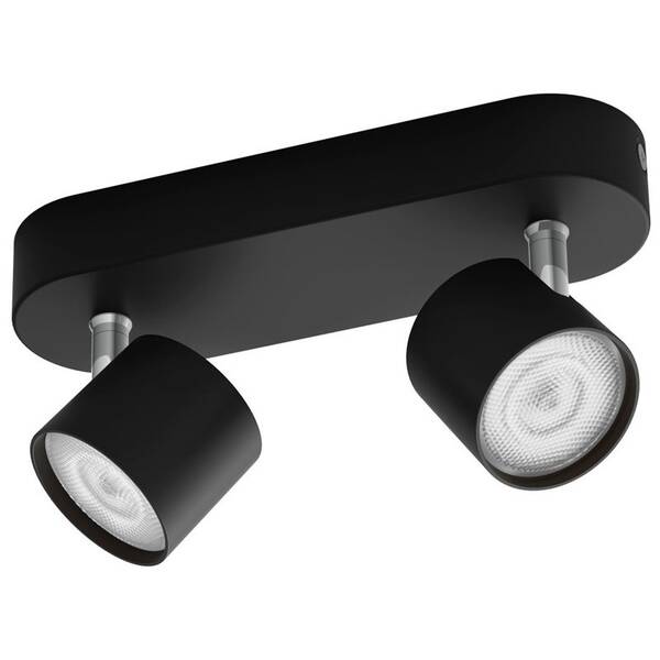 Bodové svietidlo Philips Star, 2xLED čierne

