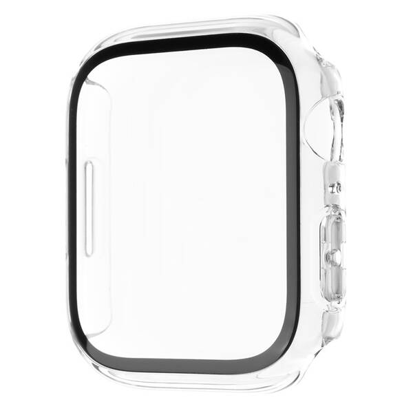 Ochranné puzdro FIXED Pure s temperovaným sklom na Apple Watch 41mm priehľadné


