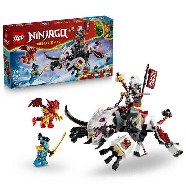 Stavebnica LEGO® NINJAGO® 71863 Zilvar a dračia beštia Grimtak 

