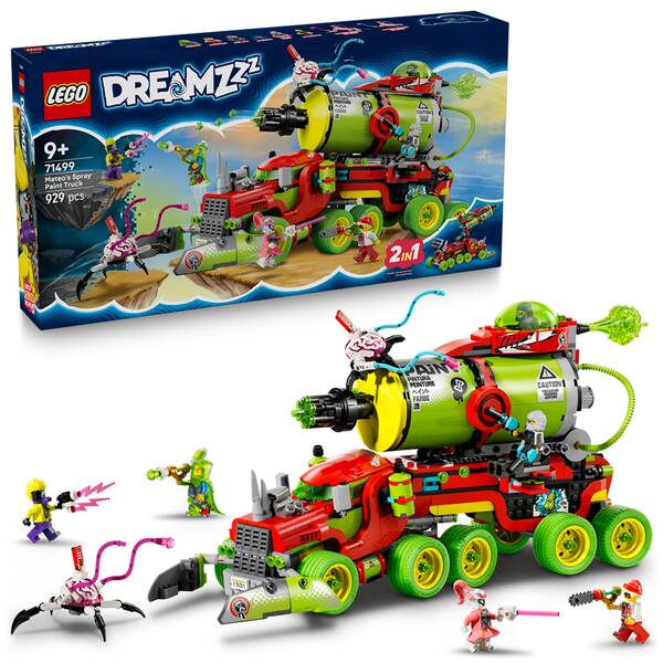 Stavebnica LEGO® DREAMZzz™ 71499 Mateovo vozidlo v podobe farby v spreji 

