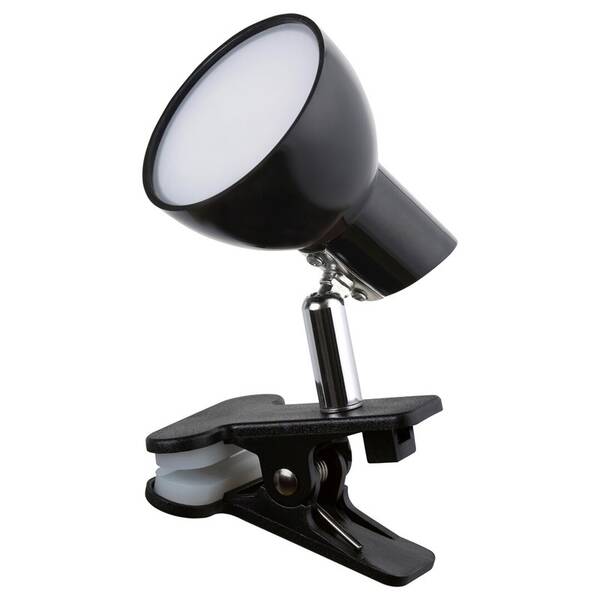 Stolná lampa Rabalux Noah 1478 s klipem čierna

