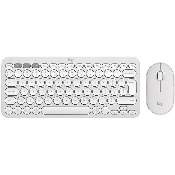 Klávesnica s myšou Logitech Pebble 2 Combo, US INT'L biela

