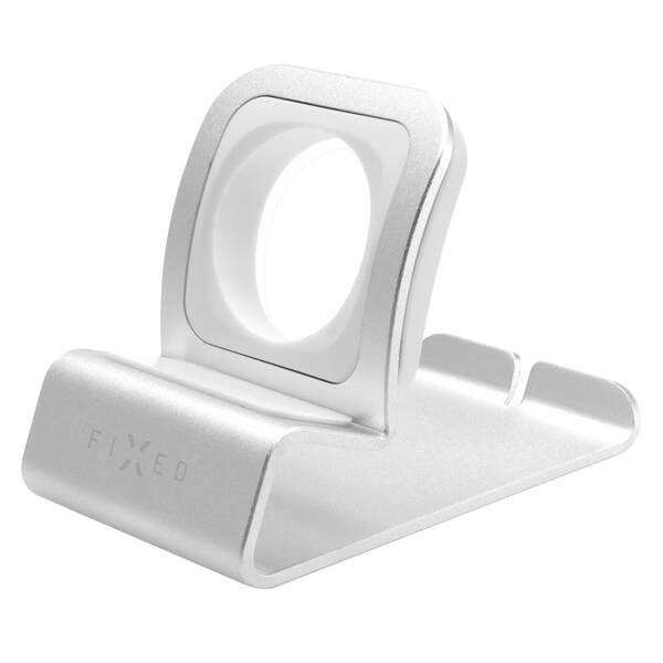 Stojanček FIXED Frame Watch 2 pre hodinky Apple Watch strieborný

