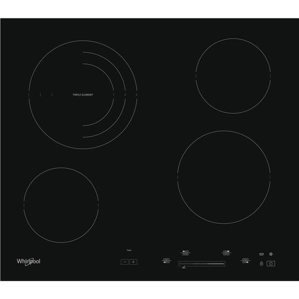 Sklokeramická varná doska Whirlpool AKT 8900 BA čierna

