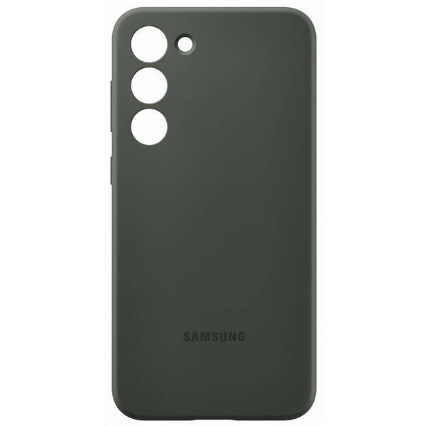 Kryt na mobil Samsung Silicone na Galaxy S23+ zelený

