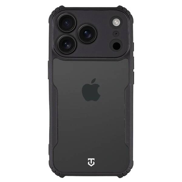 Kryt na mobil Tactical Quantum Stealth pro Apple iPhone 18 Pro čierny/priehľadný

