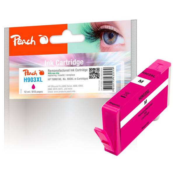 Cartridge Peach HP 903XL, 910 strán 

